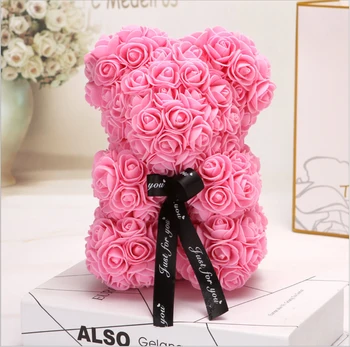25cm Teddy Rose Bear with Box Artificial PE Flower Bear Rose Valentine's Day for Girlfriend Women Wife Mother's Day Gift
25cm Teddy Rose Bear with Box Artificial PE Flower Bear Rose Valentine's Day for Girlfriend Women Wife Mother's Day Gift