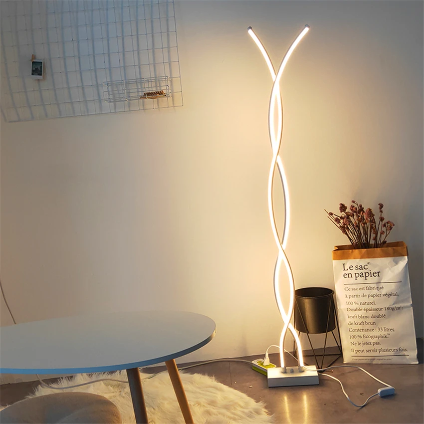 JAXLONG Modern LOFT LED Floor Lamps Iron Floor Lights Rotating Dimming Switch Bedroom Living Room Standing Lamps Lights Decor
JAXLONG Modern LOFT LED Floor Lamps Iron Floor Lights Rotating Dimming Switch Bedroom Living Room Standing Lamps Lights Decor