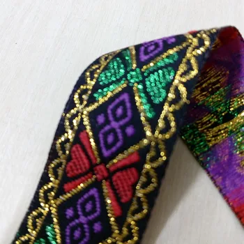 2.5cm 25mm 1' Red Green Purple Wavy Golden Shiny Rhombus Ethnic Costume National Jacquard Ribbon Garment Woven Webbing Trim Lace
2.5cm 25mm 1' Red Green Purple Wavy Golden Shiny Rhombus Ethnic Costume National Jacquard Ribbon Garment Woven Webbing Trim Lace