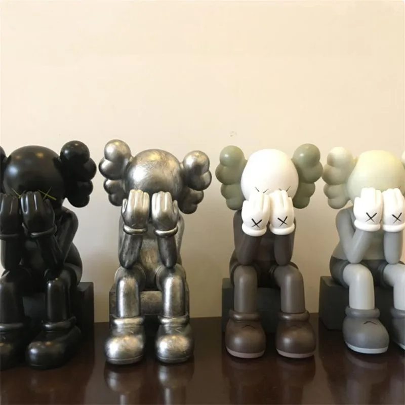 1pc/lot Originalfake Action Figure KAWS 6 Colors Black/Gold/Grey/Silver Original Fake Kaws Thinker Best Gifts With Box 28cm
1pc/lot Originalfake Action Figure KAWS 6 Colors Black/Gold/Grey/Silver Original Fake Kaws Thinker Best Gifts With Box 28cm
