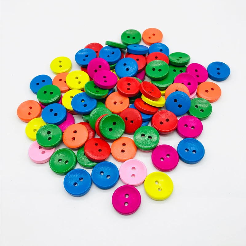 XinDong 15mm Wooden Sewing Buttons Scrapbooking Round Bowl Two Holes MIX color DIY wooden buttons 10 pcs
XinDong 15mm Wooden Sewing Buttons Scrapbooking Round Bowl Two Holes MIX color DIY wooden buttons 10 pcs