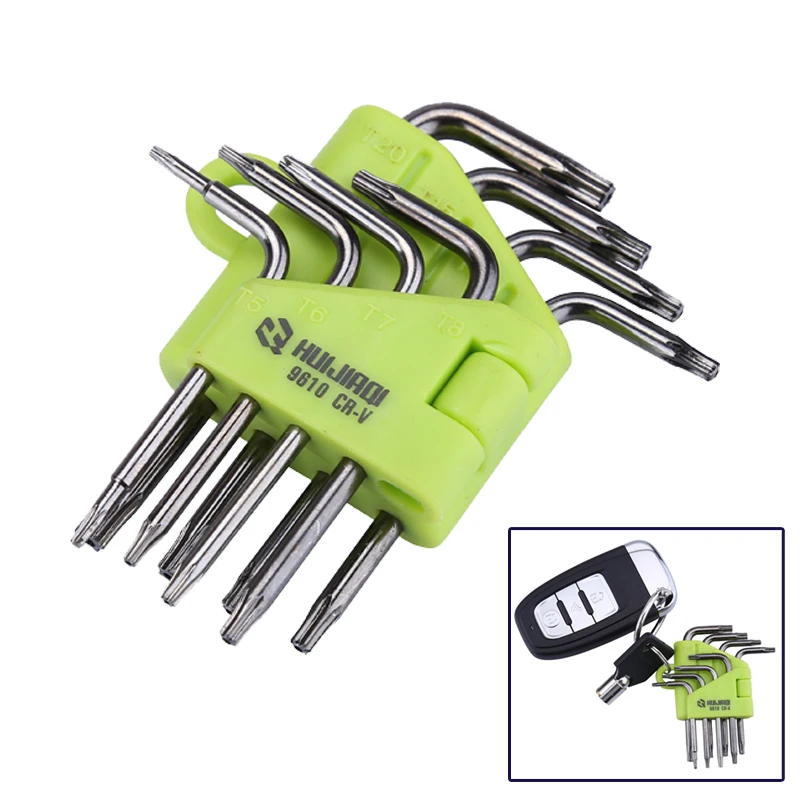 

8pcs Mini Torx Screwdriver Set T5 T6 T7 T8 T9 T10 T15 T20 Repair Tools Set Chave De Fenda