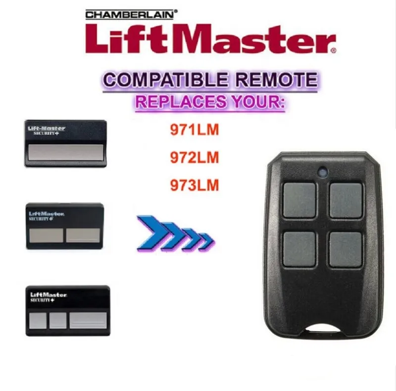 2pcs Chamberlain liftmaster 971LM/972LM/973LM /139.53681B/13953180 Compatible Replacement Remote Control Rolling Code 390 MHZ
2pcs Chamberlain liftmaster 971LM/972LM/973LM /139.53681B/13953180 Compatible Replacement Remote Control Rolling Code 390 MHZ