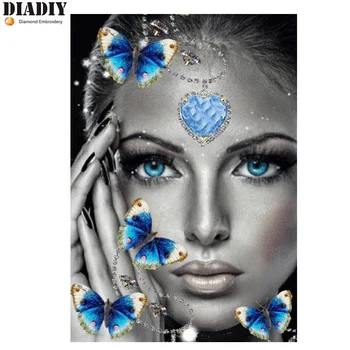 3D DIY Diamond Embroidery,5D Diamond painting blue girl Diamonds mosaic Full rhinestone cross stitch,needlewor,decor
3D DIY Diamond Embroidery,5D Diamond painting blue girl Diamonds mosaic Full rhinestone cross stitch,needlewor,decor