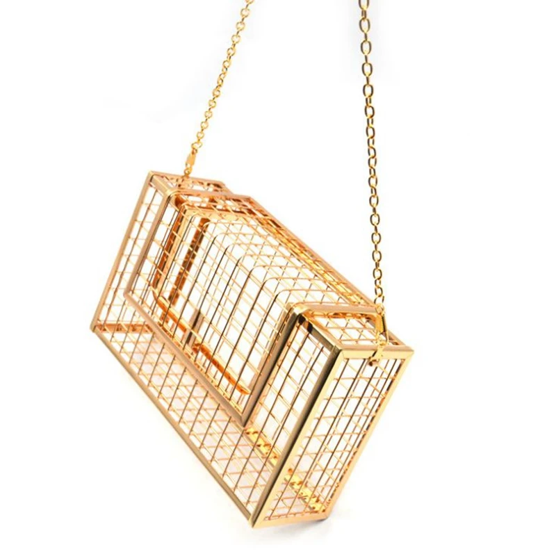 2019 New Metal Hollow Women's Shoulder Crossbody Bags Ladies Party Evening Bag Luxury Female Bags Cage Fashion Handbag Clutches
2019 New Metal Hollow Women's Shoulder Crossbody Bags Ladies Party Evening Bag Luxury Female Bags Cage Fashion Handbag Clutches