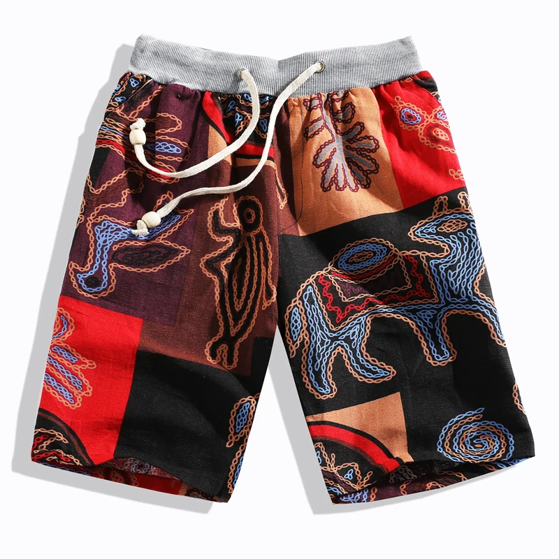 2019 New Men's Casual Beach Floral Shorts Summer Fashion Straight Cotton Linen Bermuda Hawaiian Short Pants Asian size XL-4XL
2019 New Men's Casual Beach Floral Shorts Summer Fashion Straight Cotton Linen Bermuda Hawaiian Short Pants Asian size XL-4XL