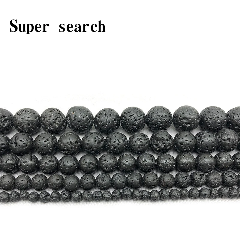 Natural Stone Black Lava Volcanic Stone Loose Beads 4 6 8 10 12 14 16 18MM Fit Diy Charm Beads For Jewelry Making Accessories
Natural Stone Black Lava Volcanic Stone Loose Beads 4 6 8 10 12 14 16 18MM Fit Diy Charm Beads For Jewelry Making Accessories