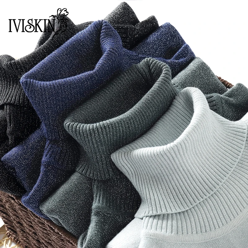 Gold Thread Turtleneck Women Winter Sweater Shiny Autumn Turtleneck Pullovers Lady Sweaters Female Knit Sweater Long Sleeve
Gold Thread Turtleneck Women Winter Sweater Shiny Autumn Turtleneck Pullovers Lady Sweaters Female Knit Sweater Long Sleeve