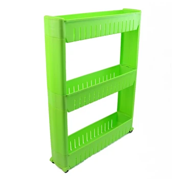 Slim Slide Out Kitchen Trolley Rack Holder Storage Shelf Tower Folding 3 Tire, Green
Slim Slide Out Kitchen Trolley Rack Holder Storage Shelf Tower Folding 3 Tire, Green