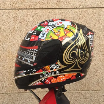Motorcycle helmet men's and women's four seasons racing anti-fog warm marushin cover all personality locomotive road race
Motorcycle helmet men's and women's four seasons racing anti-fog warm marushin cover all personality locomotive road race