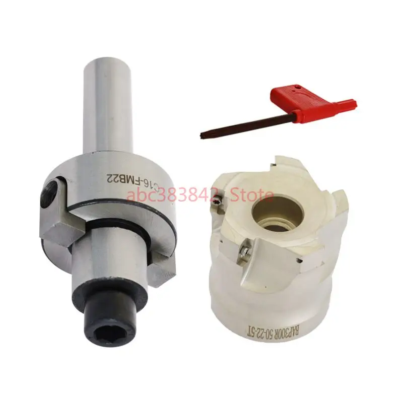 New 1set C16 FMB22 Shank + BAP300R 50 22 Indexable Face Mill Cutter 5 Flutes Endmill Right Angle Shoulder for APMT1135 Inserts
New 1set C16 FMB22 Shank + BAP300R 50 22 Indexable Face Mill Cutter 5 Flutes Endmill Right Angle Shoulder for APMT1135 Inserts
