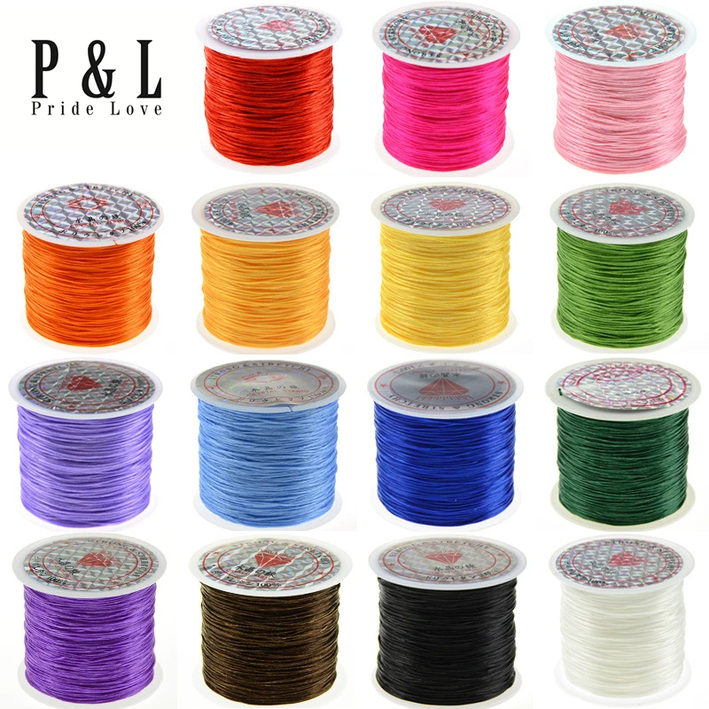 50M/Roll 0.8mm Crystal Thread Stretchy Elastic Cord Plastic String Strap DIY Rope Beads Beading Necklace Bracelets Making
50M/Roll 0.8mm Crystal Thread Stretchy Elastic Cord Plastic String Strap DIY Rope Beads Beading Necklace Bracelets Making