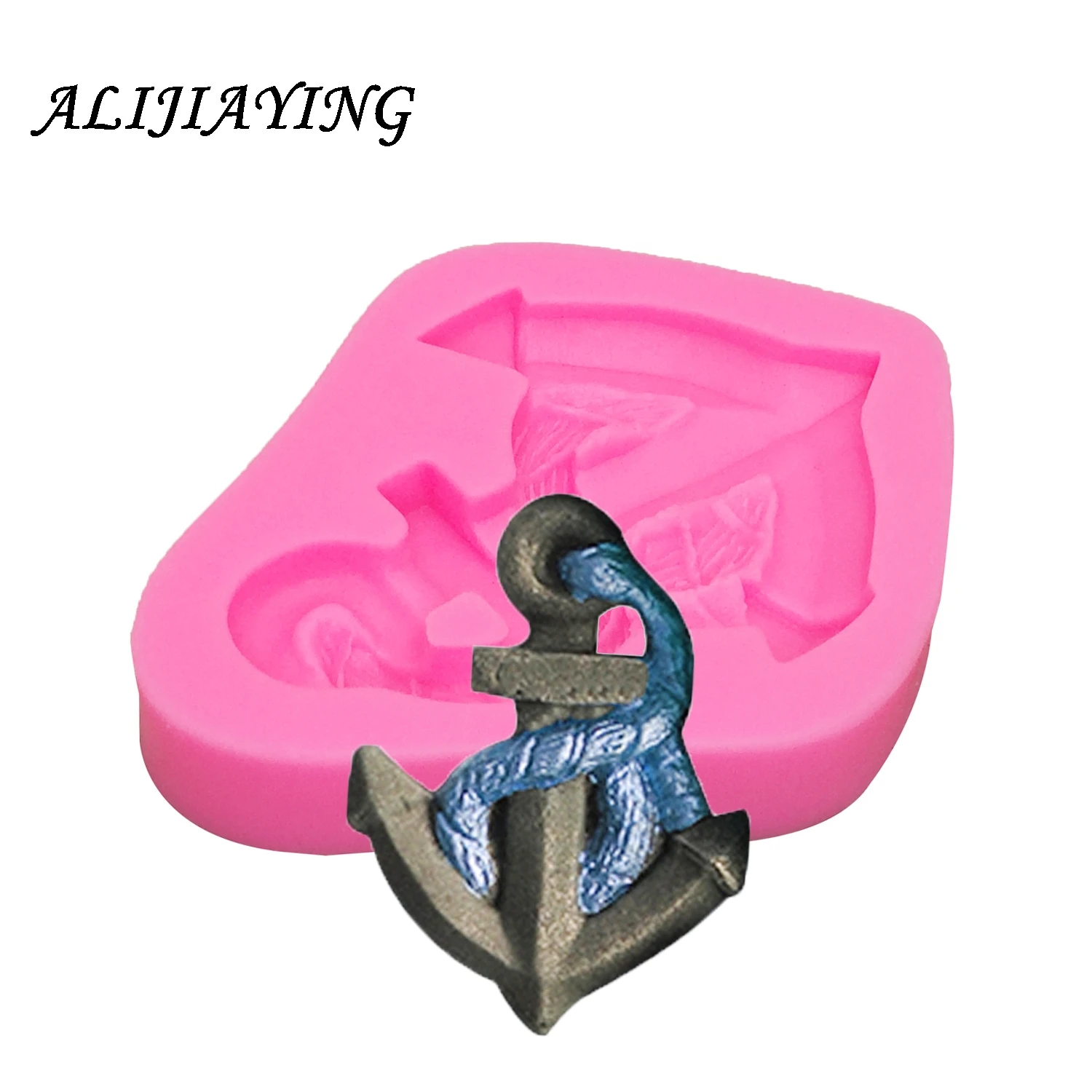 1Pcs 3D Cartoon Ship Anchor Rudder Shape Silicone Mold Fondant moulds Cookie Baking Chocolate Mold Cake Decorating Tools D1104
1Pcs 3D Cartoon Ship Anchor Rudder Shape Silicone Mold Fondant moulds Cookie Baking Chocolate Mold Cake Decorating Tools D1104