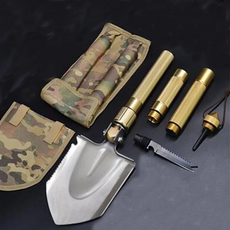 1PCS 9 in 1 outdoor folding engineer shovel manganese steel multi-functional arsenal iron shovel
1PCS 9 in 1 outdoor folding engineer shovel manganese steel multi-functional arsenal iron shovel