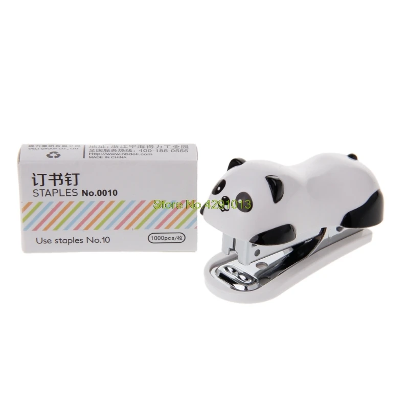 Mini Panda Stapler Set Paper Binder Within 1000pcs Staples Office School Supply Drop Shipping Support
Mini Panda Stapler Set Paper Binder Within 1000pcs Staples Office School Supply Drop Shipping Support