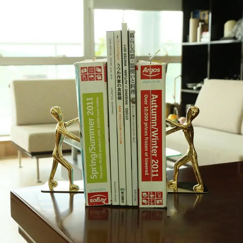 Innovative Office Supplies Stationery Fashionable Stainless Steel Humanoid Bookends Bookends School Supplies Office Accessories
Innovative Office Supplies Stationery Fashionable Stainless Steel Humanoid Bookends Bookends School Supplies Office Accessories