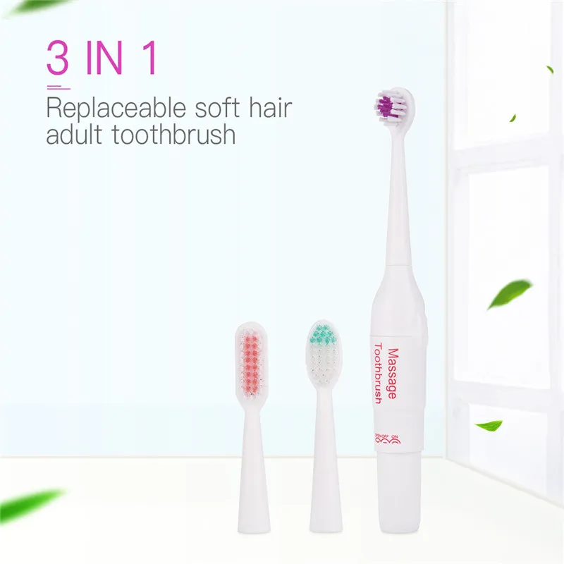 Portable Rotating Electric Vibrate Toothbrush with 2 Replaceable Brush Heads Oral Hygiene Health Tooth Brush Waterproof 33
Portable Rotating Electric Vibrate Toothbrush with 2 Replaceable Brush Heads Oral Hygiene Health Tooth Brush Waterproof 33
