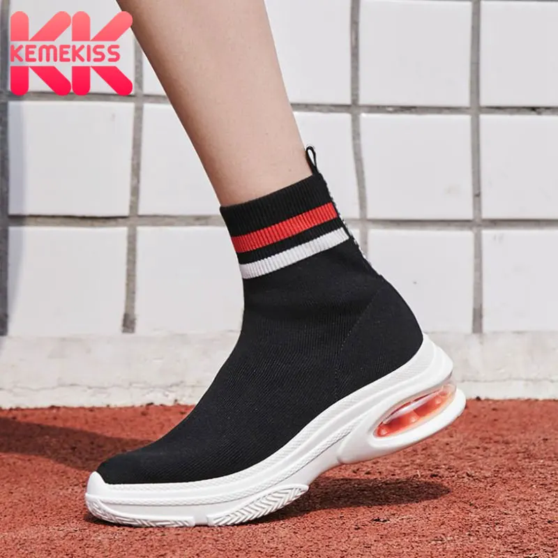 KemeKiss Women Ankle Boots Winter Fur Stretch Shoes For Women Casual Elastic Fly Knitted Thick Sole Cushion Footwear Size 34-39
KemeKiss Women Ankle Boots Winter Fur Stretch Shoes For Women Casual Elastic Fly Knitted Thick Sole Cushion Footwear Size 34-39