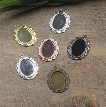 13x18mm Filigree Oval Flower Wraps Metal Brass Links European Charms Hair Clasp Bu Yao Accessories DIY Findings Multi-Color
13x18mm Filigree Oval Flower Wraps Metal Brass Links European Charms Hair Clasp Bu Yao Accessories DIY Findings Multi-Color