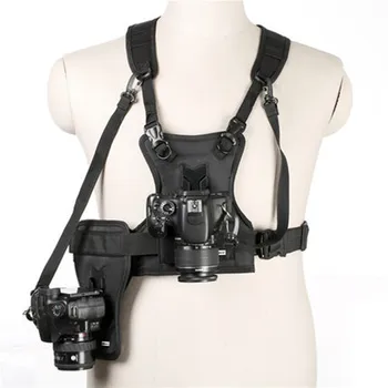 Micnova MQ-MSP01 Carrier II Multi Camera Carrier Photographer Vest with Dual Side Holster Strap for Canon Nikon Sony DSLR Camera
Micnova MQ-MSP01 Carrier II Multi Camera Carrier Photographer Vest with Dual Side Holster Strap for Canon Nikon Sony DSLR Camera