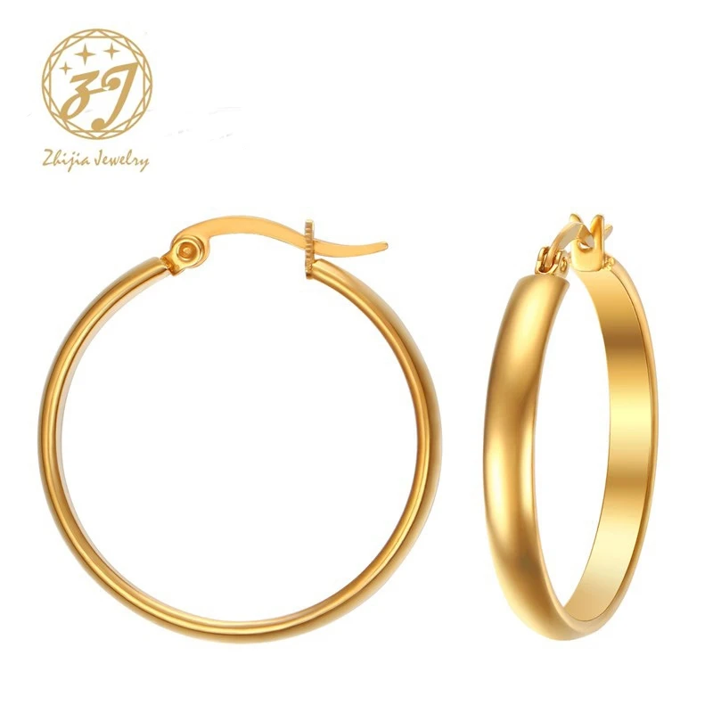 ZhijiaTop Quality Gold Color Hiphop Big Hoop Earrings Stainless Steel Women Jewelry Minimalist Circle Round Trendy Jewelry
ZhijiaTop Quality Gold Color Hiphop Big Hoop Earrings Stainless Steel Women Jewelry Minimalist Circle Round Trendy Jewelry