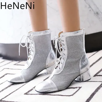 Fashion boots Womens Ankle Boots Mesh Shoes Sexy High Heels Lady Platform Pumps Lace Up Shoe Female Spring autumn botas mujer 
Fashion boots Womens Ankle Boots Mesh Shoes Sexy High Heels Lady Platform Pumps Lace Up Shoe Female Spring autumn botas mujer