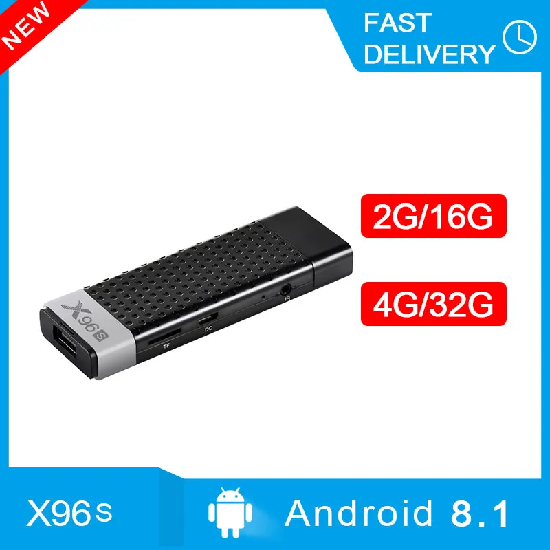 X96S Smart movies tv box Android 8.1 Quad Core Amlogic S905Y2 Wifi 4G RAM 32GB ROM Bluetooth 4.2 4K HD Smart TV Stick PK X96MINI
X96S Smart movies tv box Android 8.1 Quad Core Amlogic S905Y2 Wifi 4G RAM 32GB ROM Bluetooth 4.2 4K HD Smart TV Stick PK X96MINI