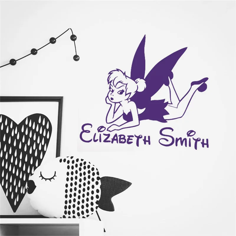 YOYOYU Wall Sticker Tinkerbell Fairy Peraonalized Girl Name Vinyl Wall Decal Art Home Interior Mural For Kids Nursery DIY GY42
YOYOYU Wall Sticker Tinkerbell Fairy Peraonalized Girl Name Vinyl Wall Decal Art Home Interior Mural For Kids Nursery DIY GY42