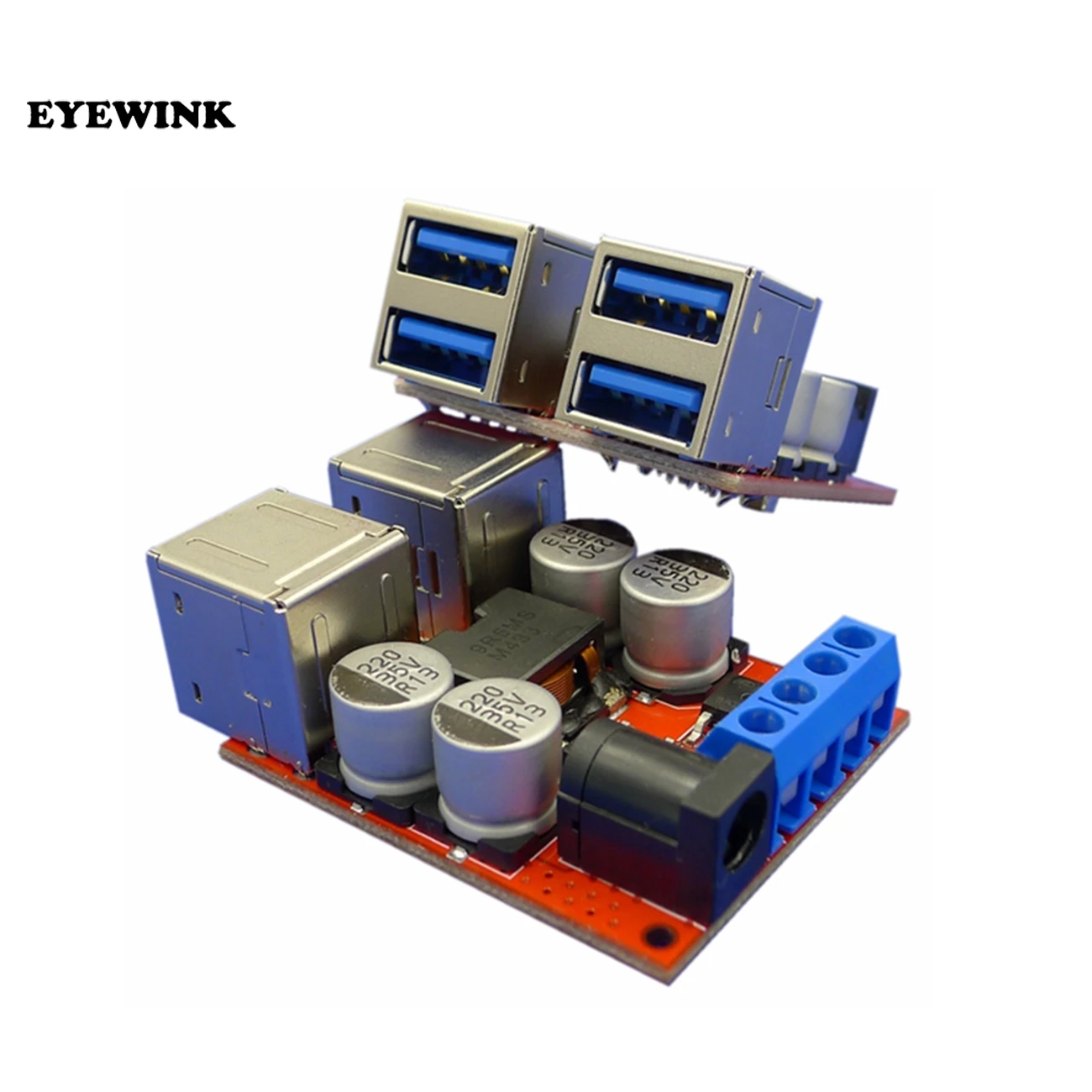 DC-DC vehicle charging module 8V-35V 5V 8A power supply depressurization module 4 port USB output mobile charger
DC-DC vehicle charging module 8V-35V 5V 8A power supply depressurization module 4 port USB output mobile charger