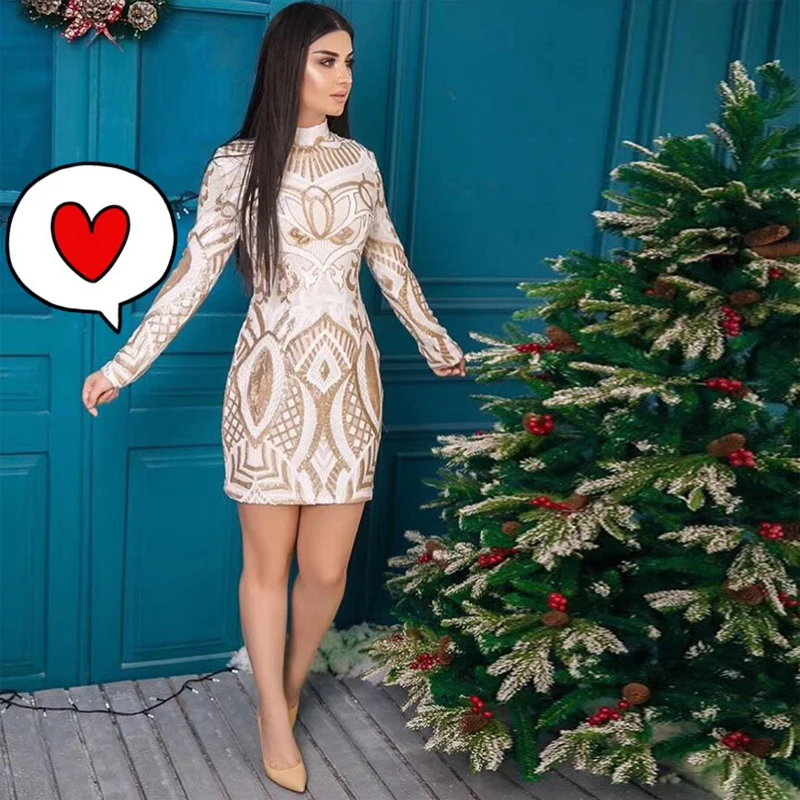 2019 Elegant White Black Sequin Celebrity Wedding Party Dress Women Vestidos Winter Long Sleeve Bodycon Sexy Dresses Wholesale
2019 Elegant White Black Sequin Celebrity Wedding Party Dress Women Vestidos Winter Long Sleeve Bodycon Sexy Dresses Wholesale