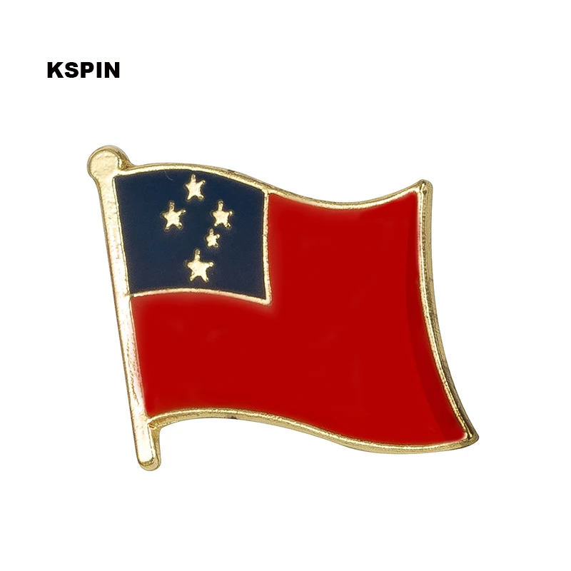 Samoa Metal Flag Lapel Pin Badges For Clothes In Patches Rozety Papierowe Icon Backpack KS-0151
Samoa Metal Flag Lapel Pin Badges For Clothes In Patches Rozety Papierowe Icon Backpack KS-0151