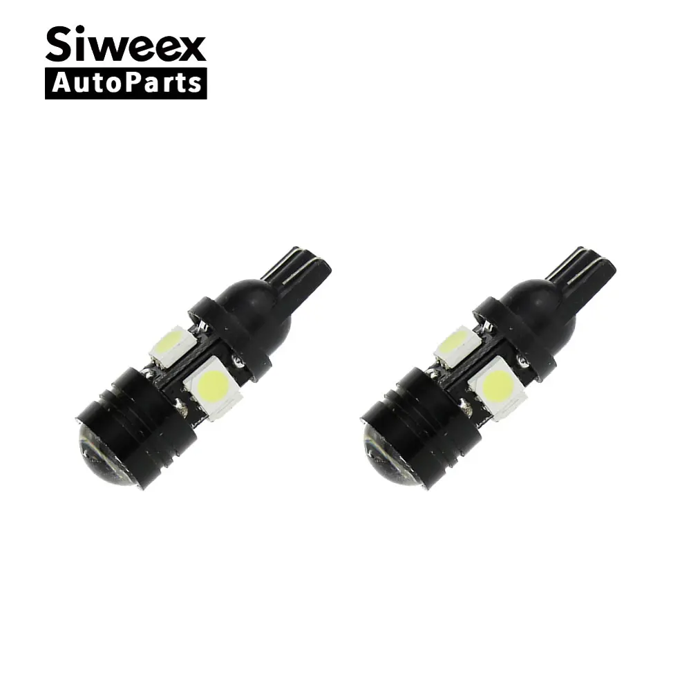 2x T10 автомобильный светильник s белые высокие Мощность W5W 194 Led 5050 4SMD + 1 5 W COB