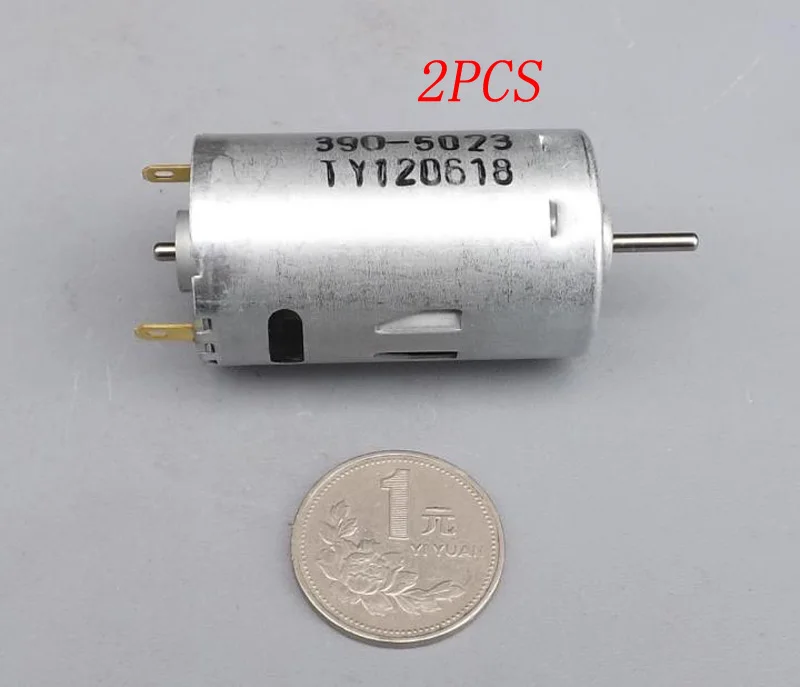 2PCS 390 Motor High Torque High Speed DC 7.2V 22000rpm Motor Axis Dia 2.3mm DIY Toy Accessories for RC Boat/Car/Aircraft Model
2PCS 390 Motor High Torque High Speed DC 7.2V 22000rpm Motor Axis Dia 2.3mm DIY Toy Accessories for RC Boat/Car/Aircraft Model