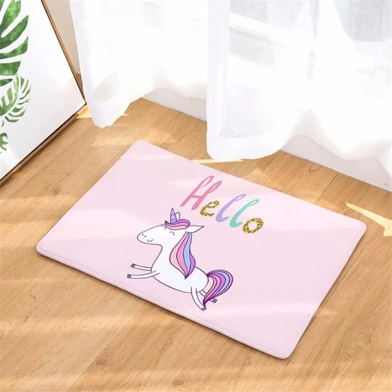 Cute Cartoon Unicorn Printed Floor Mat Anti-slip Rugs Carpets Welcome Doormat Outdoor Bathroom Mat Kitchen Carpet Gift
Cute Cartoon Unicorn Printed Floor Mat Anti-slip Rugs Carpets Welcome Doormat Outdoor Bathroom Mat Kitchen Carpet Gift
