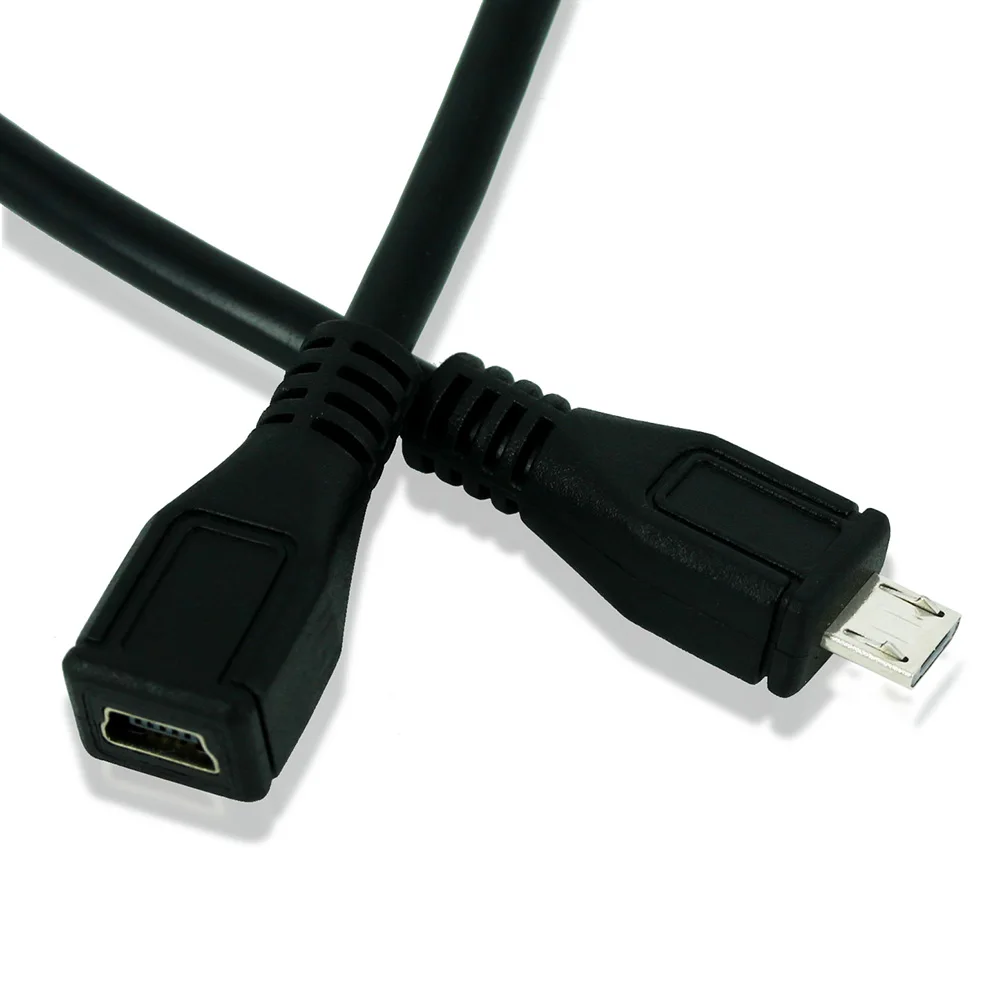 JONSNOW 30cm Micro USB Male to Mini USB Female Universal Cable for Mobile Phones MP3 MP4 Player
JONSNOW 30cm Micro USB Male to Mini USB Female Universal Cable for Mobile Phones MP3 MP4 Player