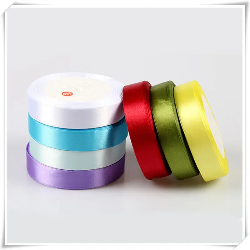 Length 25yard Widht 2.5cm Solid Color Satin Ribbons Wedding Decorative Gift Box Wrapping Belt DIY ribbons for needlework Crafts
Length 25yard Widht 2.5cm Solid Color Satin Ribbons Wedding Decorative Gift Box Wrapping Belt DIY ribbons for needlework Crafts
