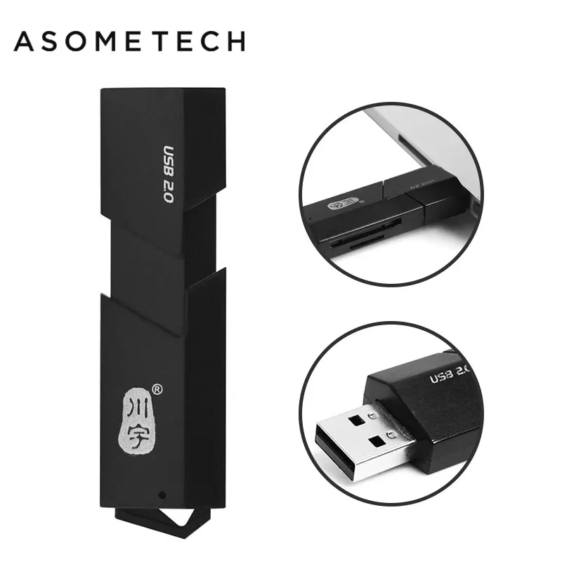 Up To 480Mbps Plug&Play 2 In 1 USB 2.0 Card Reader Flash Drive USB TF/SD Card Reader For Computer PC Extension Port W/LED Light
Up To 480Mbps Plug&Play 2 In 1 USB 2.0 Card Reader Flash Drive USB TF/SD Card Reader For Computer PC Extension Port W/LED Light