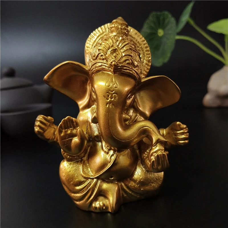 Lord Ganesha Buddha Statue Indian Elephant God Sculptures Gold Ganesh Figurines Ornaments Home Garden Buddha Decoration Statues
Lord Ganesha Buddha Statue Indian Elephant God Sculptures Gold Ganesh Figurines Ornaments Home Garden Buddha Decoration Statues