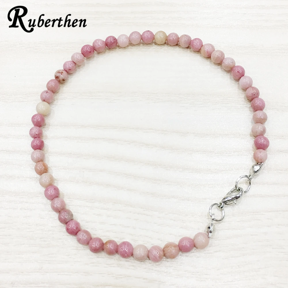 Ruberthen Rhodonite Anklet 4 mm Trendy Stone Bracelet Mini Gem Stone Energy Jewelry
Ruberthen Rhodonite Anklet 4 mm Trendy Stone Bracelet Mini Gem Stone Energy Jewelry