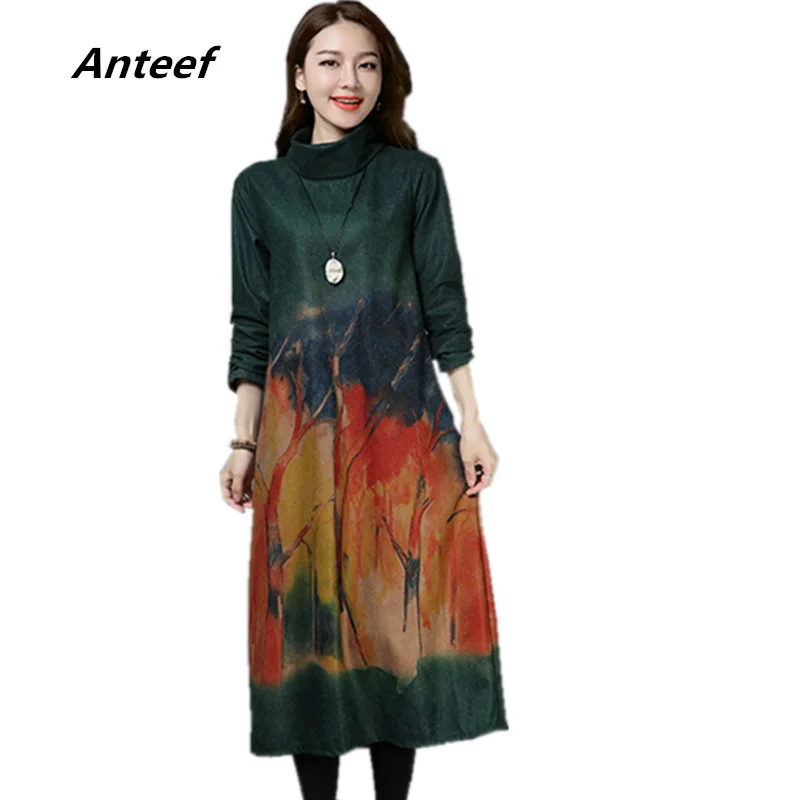 long sleeve woolen plus size vintage floral casual loose autumn winter party dress elegant women vestidos clothes 2019 dresses
long sleeve woolen plus size vintage floral casual loose autumn winter party dress elegant women vestidos clothes 2019 dresses