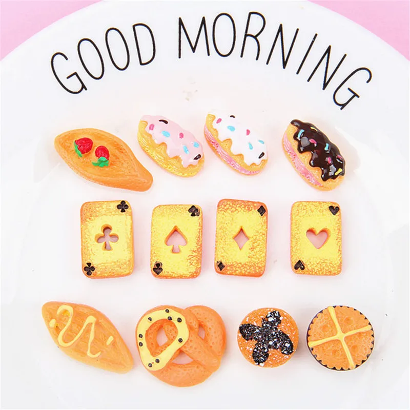 Free Shipping Resin Simulation Bread Miniature Hot Selling Kawaii Bread Scrapbooking Crafts For DIY Phone Earrings Accessories
Free Shipping Resin Simulation Bread Miniature Hot Selling Kawaii Bread Scrapbooking Crafts For DIY Phone Earrings Accessories