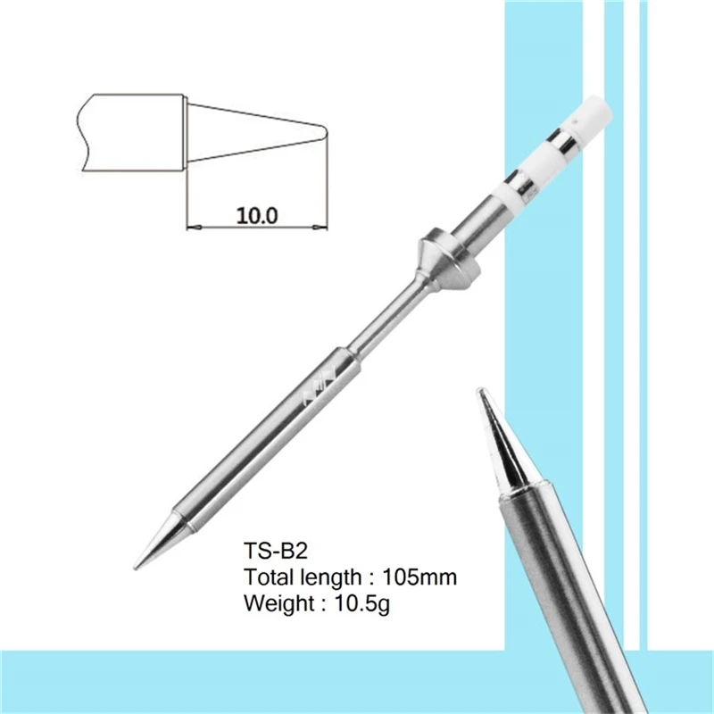 Original Headd Replacement Solder Tip For TS100 Smart Digital LCD Electric Soldering Iron TS-B2 TS-BC2 TS-C4 TS-D24 7 Kinds Tips
Original Headd Replacement Solder Tip For TS100 Smart Digital LCD Electric Soldering Iron TS-B2 TS-BC2 TS-C4 TS-D24 7 Kinds Tips