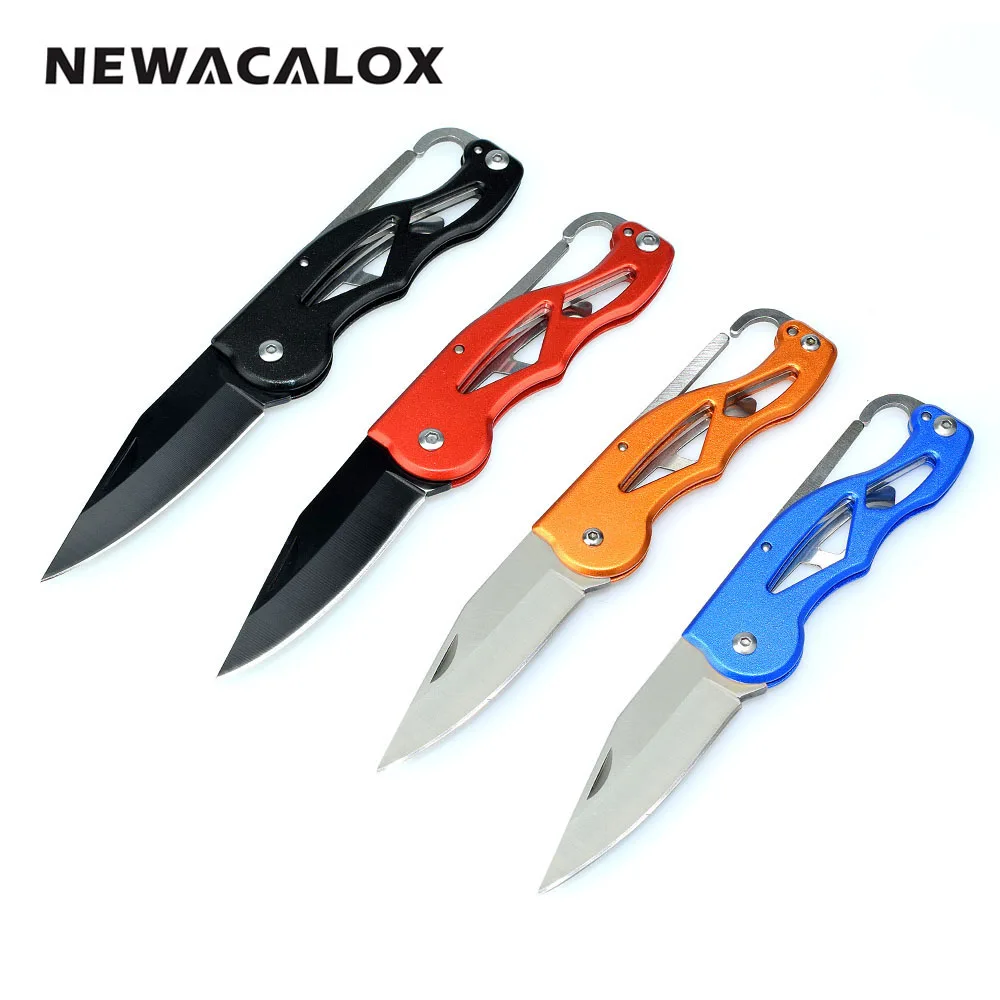 NEWACALOX Portable Pocket Knife Folding Fold Camping Mini Peeler Keychain Tactical Rescue Survival Hunting Outdoor Survival Tool
NEWACALOX Portable Pocket Knife Folding Fold Camping Mini Peeler Keychain Tactical Rescue Survival Hunting Outdoor Survival Tool
