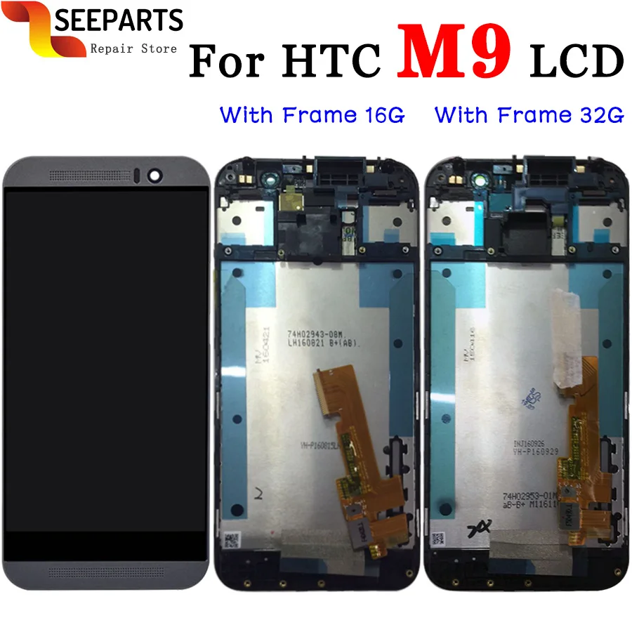 100% Tested 5.0" For HTC ONE M9 Display Touch Screen For HTC M9 LCD Digitizer Assembly For M9 Display Replacement Parts M9E M9W
100% Tested 5.0" For HTC ONE M9 Display Touch Screen For HTC M9 LCD Digitizer Assembly For M9 Display Replacement Parts M9E M9W