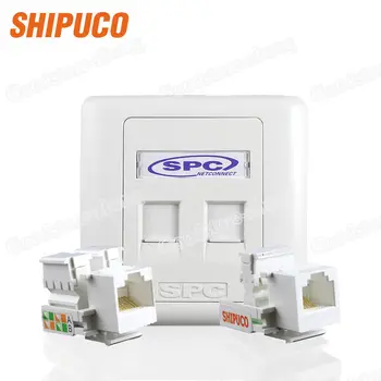 Wall Plate 2 Ports Dual Socket Network Ethernet LAN CAT5 Cat5e Connector Panel Outlet Faceplate Home Plug Wholesale Lots
Wall Plate 2 Ports Dual Socket Network Ethernet LAN CAT5 Cat5e Connector Panel Outlet Faceplate Home Plug Wholesale Lots