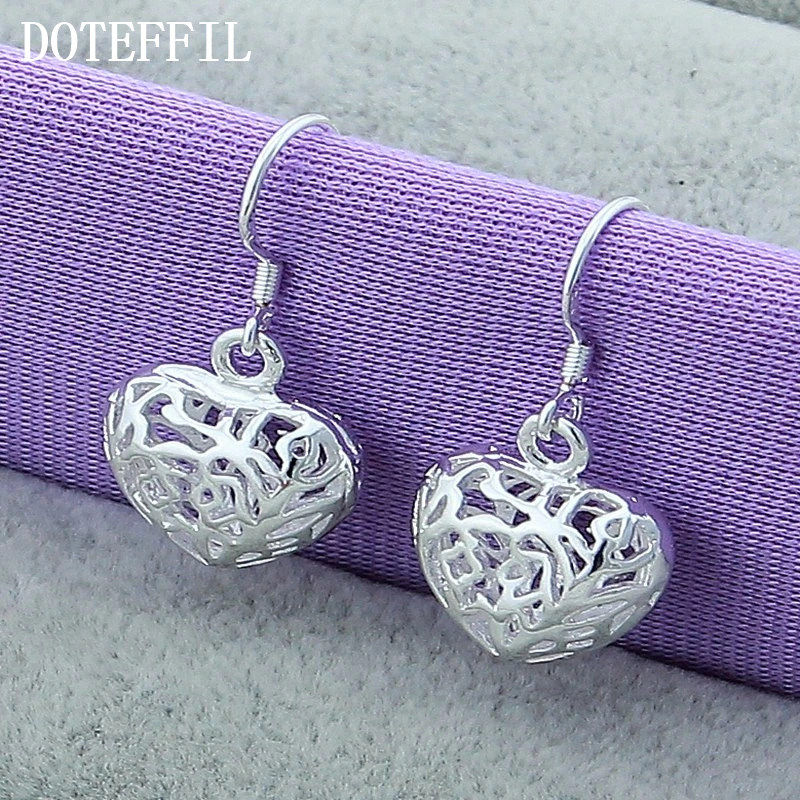 Wholesale 925 Sterling Silver Senior Heart Earrings For Female Free Shipping Woman Luxury Jewelry Earrings
Wholesale 925 Sterling Silver Senior Heart Earrings For Female Free Shipping Woman Luxury Jewelry Earrings