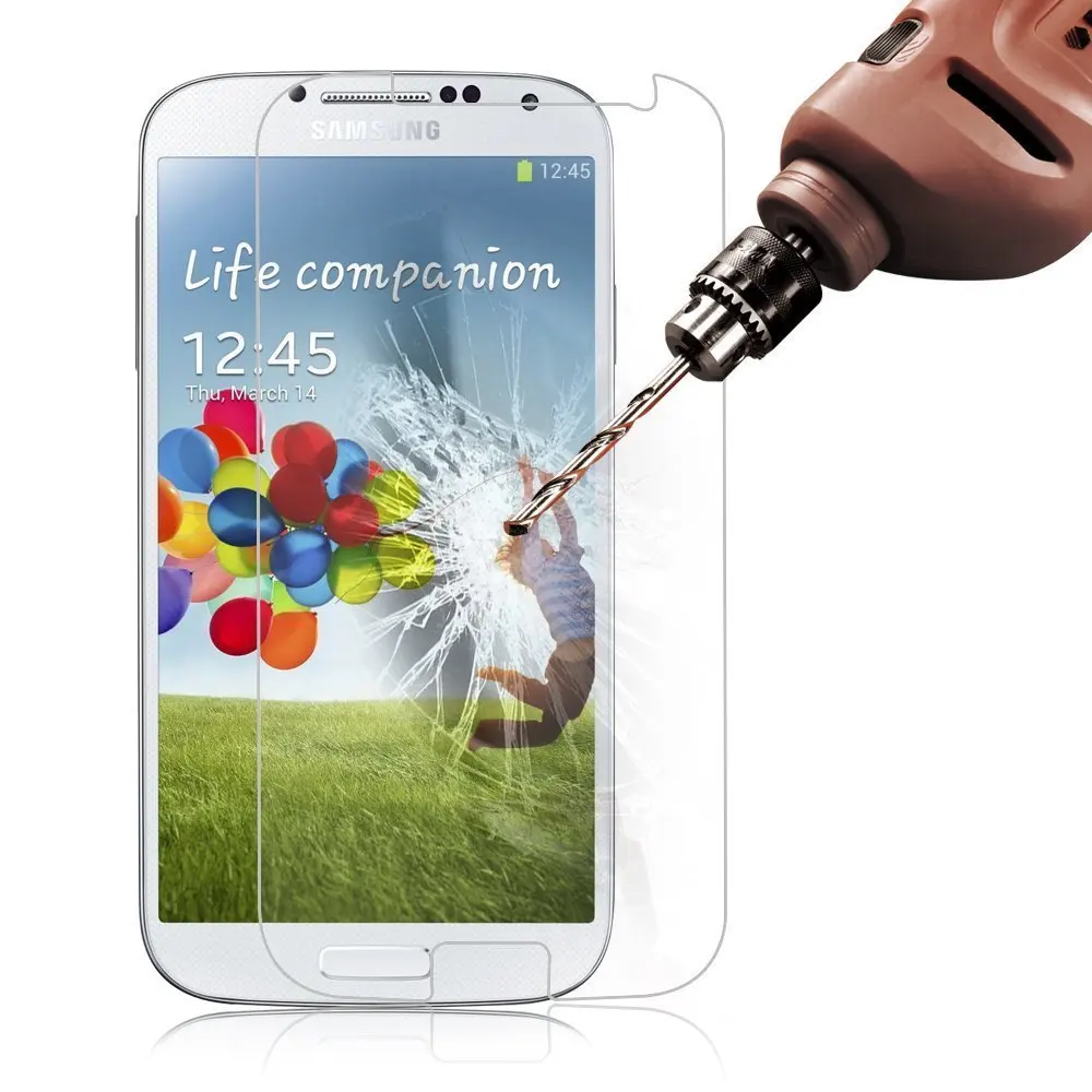 

9H Tempered Glass For Samsung Galaxy S4 GT-I9500 I9502 I9505 I9506 I9515 DUOS Screen Protector Full Cover Case GLAS Sklo film