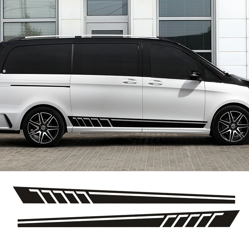 1 Pair 2 PCS Racing Side Stripes Logos Decals Stickers Vinyl Graphics For Mercedes C Class Vito Viano
1 Pair 2 PCS Racing Side Stripes Logos Decals Stickers Vinyl Graphics For Mercedes C Class Vito Viano