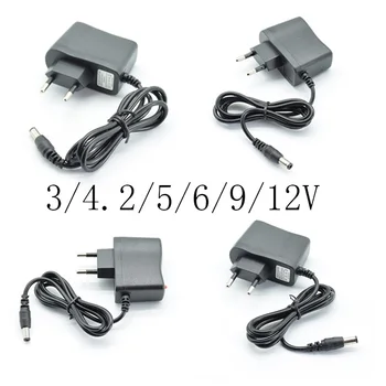 100V-240V Converter Adapter DC 3V/4.2V/5V/6V/9V/12V 1A/1000mA Power Supply Charger EU Plug 5.5mm * 2.5mm(2.1mm) AC to DC light
100V-240V Converter Adapter DC 3V/4.2V/5V/6V/9V/12V 1A/1000mA Power Supply Charger EU Plug 5.5mm * 2.5mm(2.1mm) AC to DC light