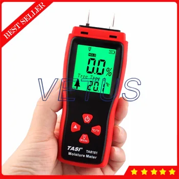 TA8181 2 Pins LCD Wood Paper Moisture Meter Tester Analyzer with measuring range 2%~70% Moisture Content Testing Equipment 
TA8181 2 Pins LCD Wood Paper Moisture Meter Tester Analyzer with measuring range 2%~70% Moisture Content Testing Equipment